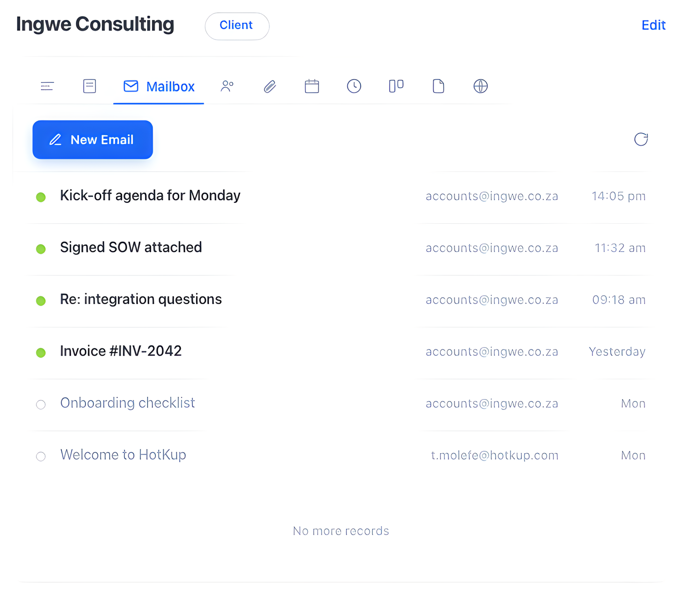 Email clients from HotKup